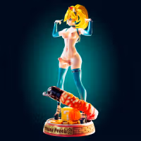 Princess Peach Thin Statue | Super Mario Fan Art by Officer Rhu SFW,NSFW,Futa 3d printed statue,3d printed,nsfw statue,Princess Peach Statue,Super Mario Statue,futa statue,futa figurines,futanari figurines,futanari statue