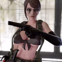 Figura Queit | Metal Gear Fanart autorstwa Momoji3d SFW,NSFW 3d printed,3d printed statue,nsfw statue,Queit Statue,Metal Gear statue