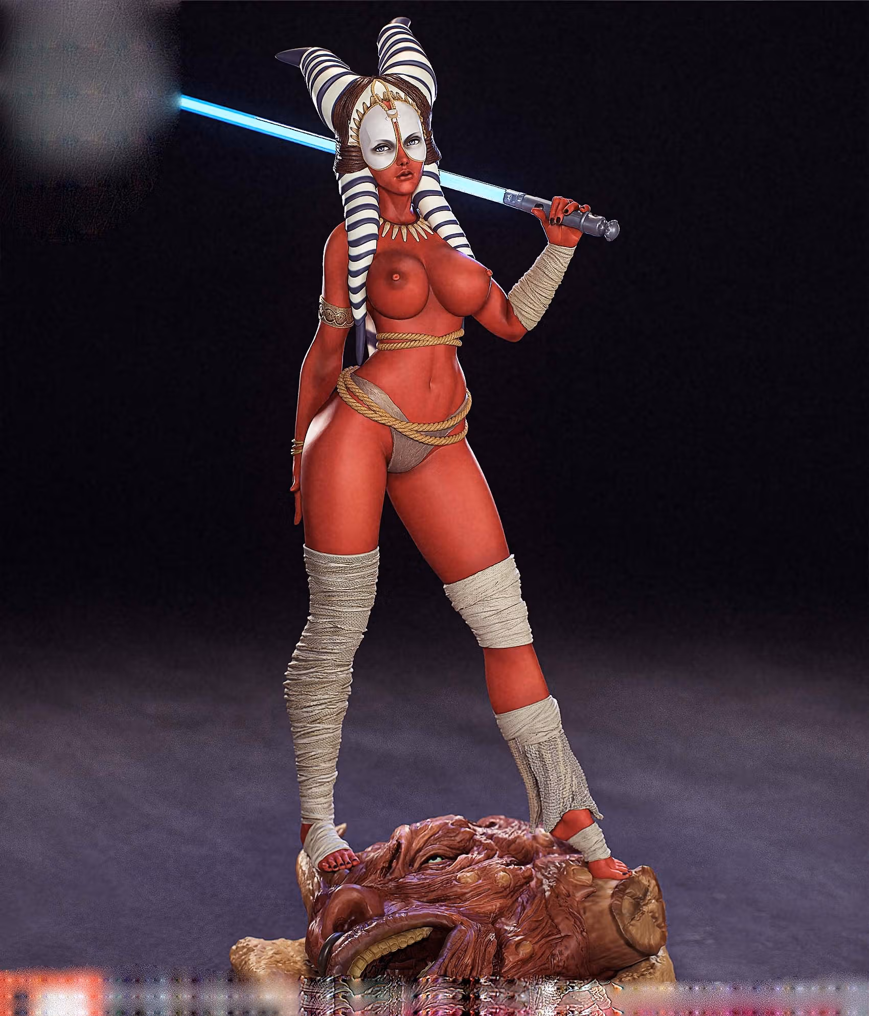 Figura Shaak-Ti | Star Wars Fanart autorstwa PEACHFIGURE SFW,NSFW 3d printed,3d printed statue,Shaak-Ti statue,Star Wars statue,nsfw statue