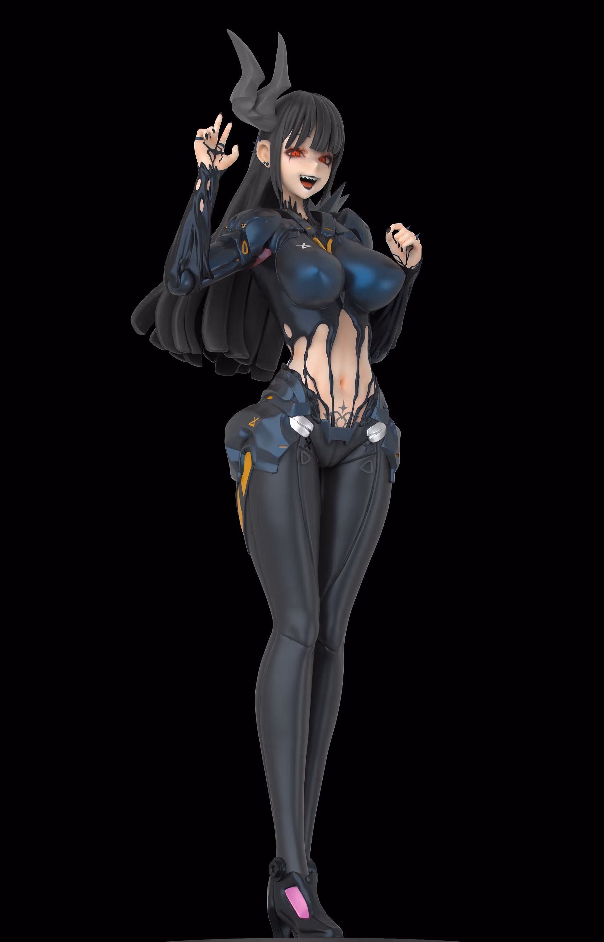 Behemoth Statue | NIKKE Fan Art by Sin3Dstudio  SFW 3d printed statue,Behemoth statue,NIKKE statue,3d printed figure,3d printed