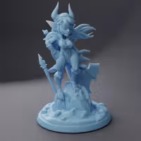 Barbarian Goblin Miniature | DnD Fan Art by Twin Goddess Miniatures SFW 3d printed,miniature,3d printed miniature,sfw miniature,Barbarian Goblin