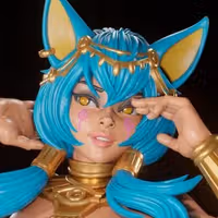 Egyptian Catgirl Statue | Original Fan Art by Digital Dark SFW,NSFW,Futa 3d printed statue,3d printed,nsfw statue,futa statue,Egyptian Catgirl Statue,futa figurines,futanari figurines,futanari statue