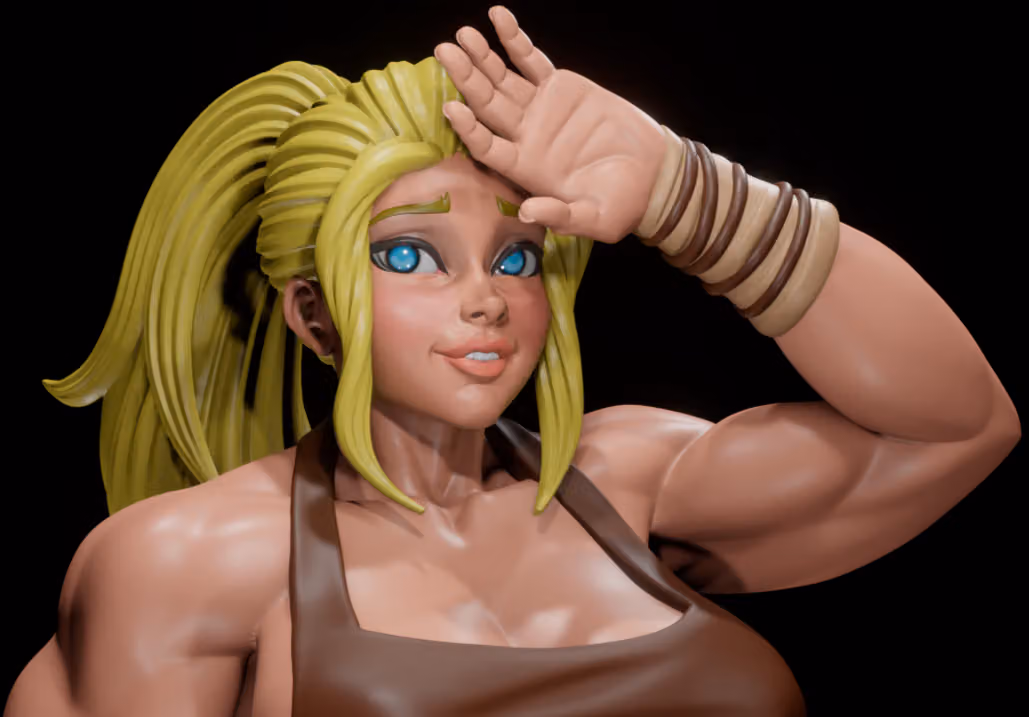 Blacksmith Statue | Original Fan Art by Digital Dark SFW,NSFW,Futa 3d printed statue,3d printed,nsfw statue,3d printed figure,futa statue,futa figurines,futanari figurines,futanari statue,Blacksmith girl staue