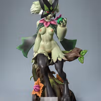 Meowscarada Statue | Pokemon Fan Art by Anyonensfw SFW,NSFW,Futa 3d printed,3d printed statue,nsfw statue,futa statue,furry statue,Meowscarada Statue,Pokémon Statue,futa figurines,futanari figurines,futanari statue