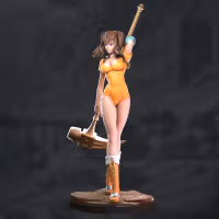 Diane Statue | Seven Deadly Sins Fan Art by Azerama SFW,NSFW 3d printed,3d printed statue,nsfw statue,Diane statue,Seven Deadly Sins statue,3d printed figure