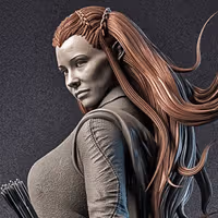 Tauriel Statue | The Hobbit Fan Art by VX-Labs SFW,NSFW 3d printed statue,3d printed,nsfw statue,3d printed figure,Tauriel Statue,The Hobbit Statue