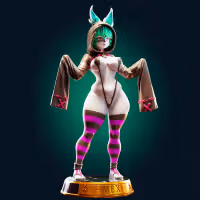 VEX Statue | League of Legends Fanart von Officer Rhu SFW,NSFW,Futa 3d printed statue,3d printed,nsfw statue,furry statue,futa statue,vex statue,League of Legends statue,futa figurines,futanari figurines,futanari statue