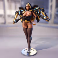 Domina Statue | Overwatch Fan Art by FunserviceSTL SFW,NSFW,Futa 3d printed,3d printed statue,nsfw statue,futa statue,Domina Statue,Overwatch Statue,futa figurines,futanari figurines,futanari statue