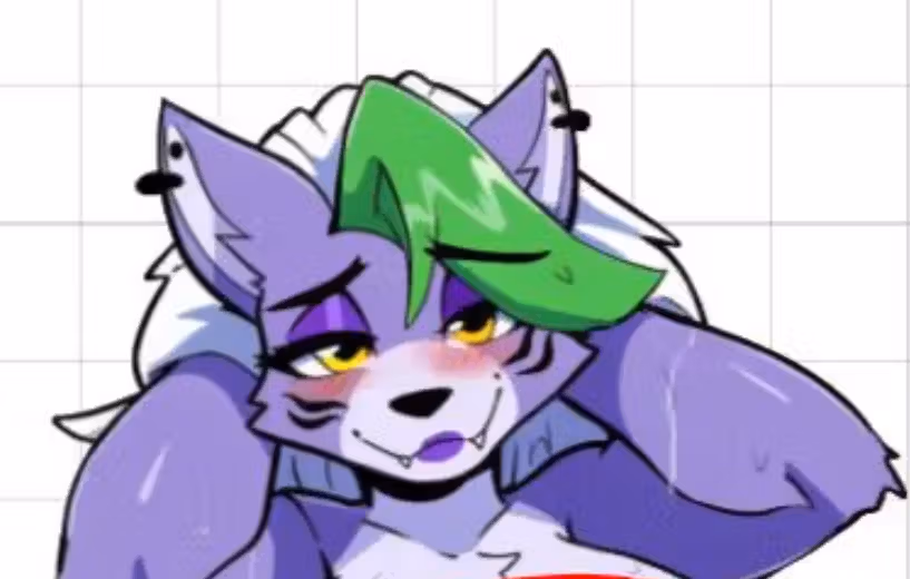 Roxanne Nsfw v2 Sticker | Five Nights at Freddy's Vinyl Sticker NSFW furry sticker,roxanne sticker,nsfw sticker,Nights at Freddy's,stickers