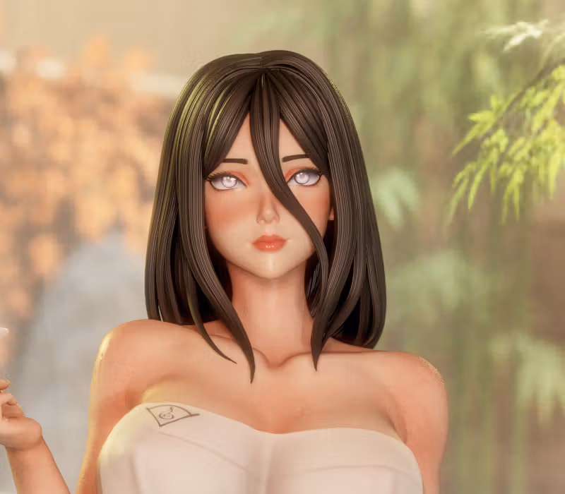 Figura Hanabi Hyuga | Naruto Fanart autorstwa Momoji3d SFW,NSFW 3d printed,3d printed statue,nsfw statue,Hanabi Hyuga statue,Naruto statue