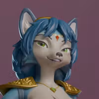 Krystal Furry Statue | StarFox Fanart von NaughtyVault NSFW 3d printed,3d printed statue,StarFox Statue ,Krystal statue,nsfw statue,furry statue