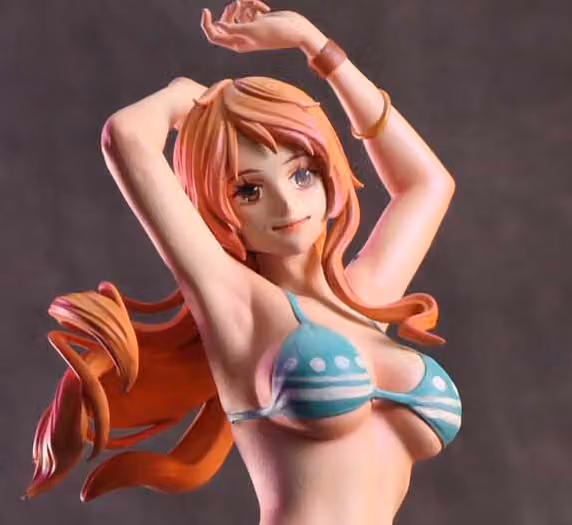 Nami Bikini Statue | One Piece Fan Art by CW Studios SFW,NSFW 3d printed statue,One Piece Statue,3d printed,Nami Statue,3d printed figure,nsfw statue