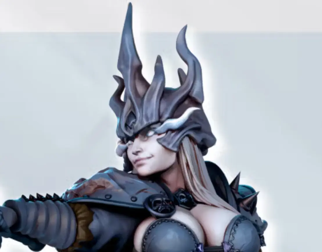 Lich Queen Miniature | DnD Fan Art by Gaz Minis SFW,NSFW 3d printed,miniature,dnd miniature,Lich Queen,3d printed miniature,nsfw miniature