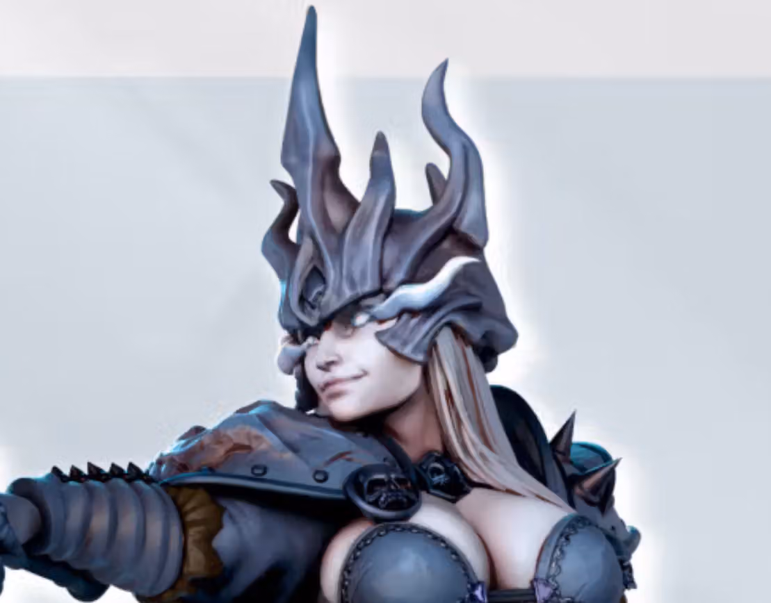Lich Queen Miniature | DnD Fan Art by Gaz Minis SFW,NSFW 3d printed,miniature,dnd miniature,Lich Queen,3d printed miniature,nsfw miniature