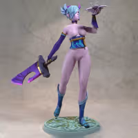 Spirit Blossom Riven Statue | League of Legends Fan Art by Azerama SFW,NSFW 3d printed,3d printed statue,nsfw statue,Spirit Blossom Riven statue,league of legends statue