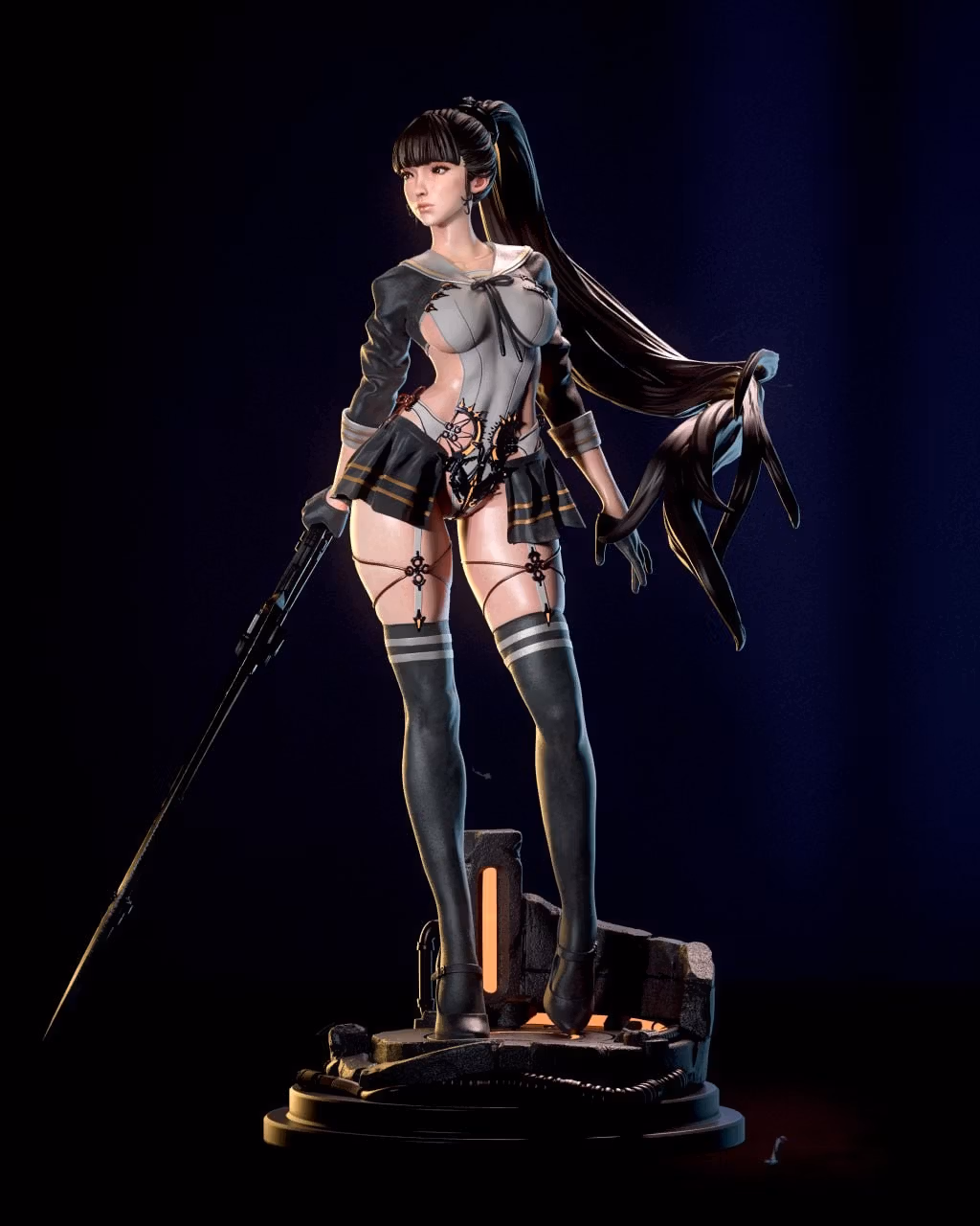 EVE Statue | Stellar Blade Fan Art by Nympha3D SFW,NSFW 3d printed statue,nsfw statue,EVE statue,Stellar Blade statue,3d printed figure,3d printed