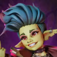 Flinty the Punk Goblin Miniature | DnD Fan Art by Gaz Minis SFW,NSFW 3d printed,miniature,dnd miniature,Flinty the Punk Goblin,3d printed miniature,nsfw miniature