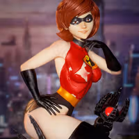 Statua Elastigirl | The Incredibles Fan art di 3Dmoonn SFW,NSFW 3d printed,3d printed statue,The Incredibles Statue,Elastigirl statue,3d printed figure,nsfw statue