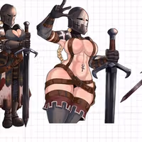 Pegatina Knight woman Team | Original Pegatina de vinilo SFW Knight woman sticker,stickers,sfw sticker,sticker pack