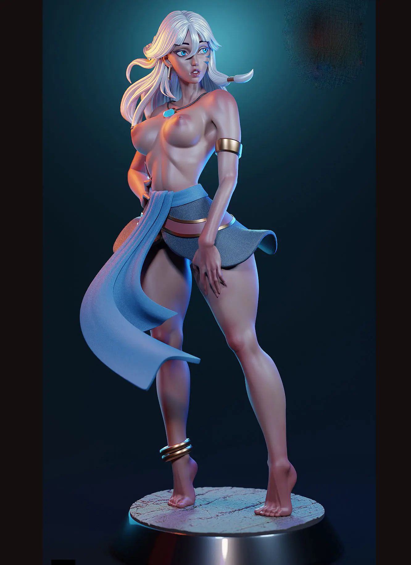 Statue Kida | Atlantis: The Lost Empire Fan art par E.S Monster SFW,NSFW 3d printed statue,3d printed,nsfw statue,3d printed figure,Kida Statue,Atlantis: The Lost Empire statue