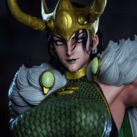 Statua Lady Loki | Marvel Fan art di Gatsu SFW,NSFW,Futa 3d printed statue,3d printed,nsfw statue,futa statue,Lady Loki Statue,Marvel Statue,futa figurines,futanari figurines,futanari statue