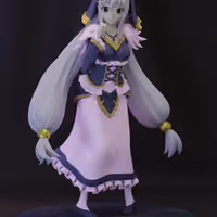 Lady Eris Statue | KonoSuba Fanart von MoonFigures SFW 3d printed,3d printed statue,Eris Statue,konosuba statue,3d printed figure