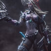 Statua Sylvanas Windrunner | World of Warcraft Fan art di Bulkamancer SFW 3d printed statue,3d printed,Sylvanas Windrunner Statue,3d printed figure,World of Warcraft