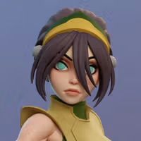 Toph Beifong Statue | Avatar Last Airbender Fanart von Dinamuuu3d SFW,NSFW 3d printed statue,3d printed,Toph Beifong Statue ,3d printed figure,nsfw statue,Avatar Last Airbender statue