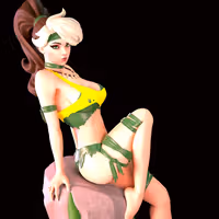 Estatua Rogue Savage Lands | Marvel Fan art por Azaak3d SFW 3d printed statue,3d printed,sfw statue,Marvel statue,Rogue statue