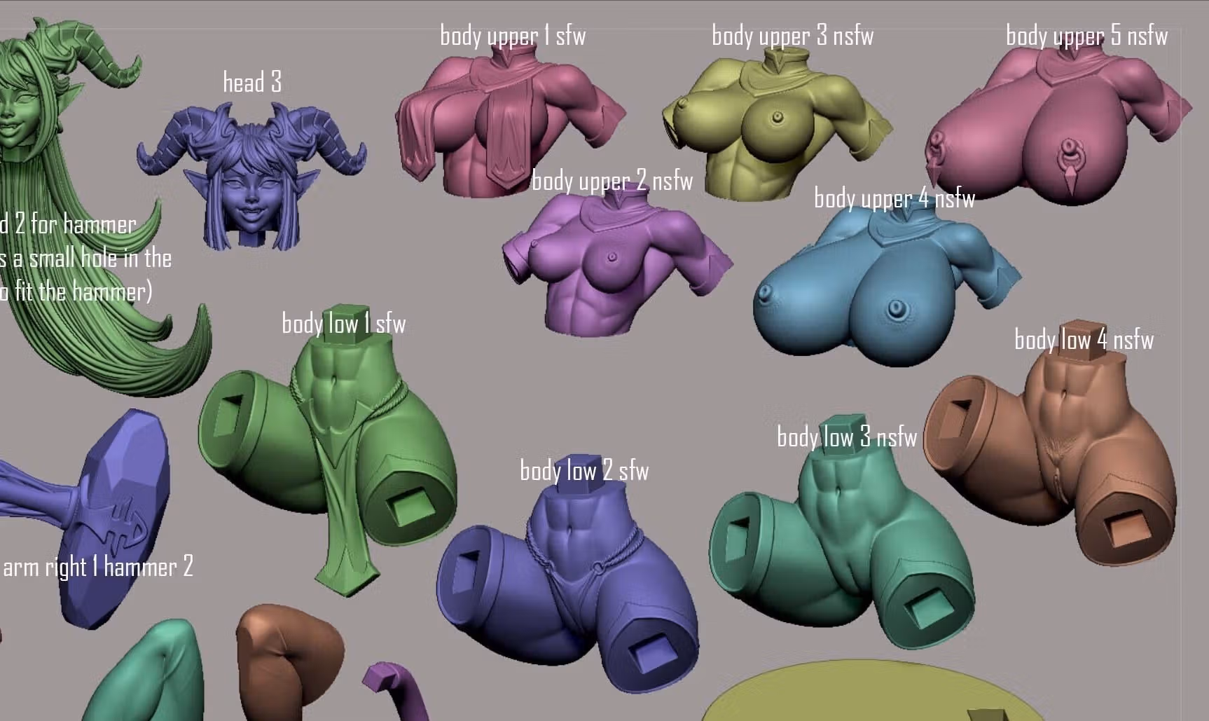 Statue Draenei Girl | World of Warcraft Fan Art par Digital Dark SFW,NSFW,Futa 3d printed statue,3d printed,nsfw statue,futa statue,futa figurines,futanari figurines,futanari statue,3d printed figure,Draenei Girl Statue