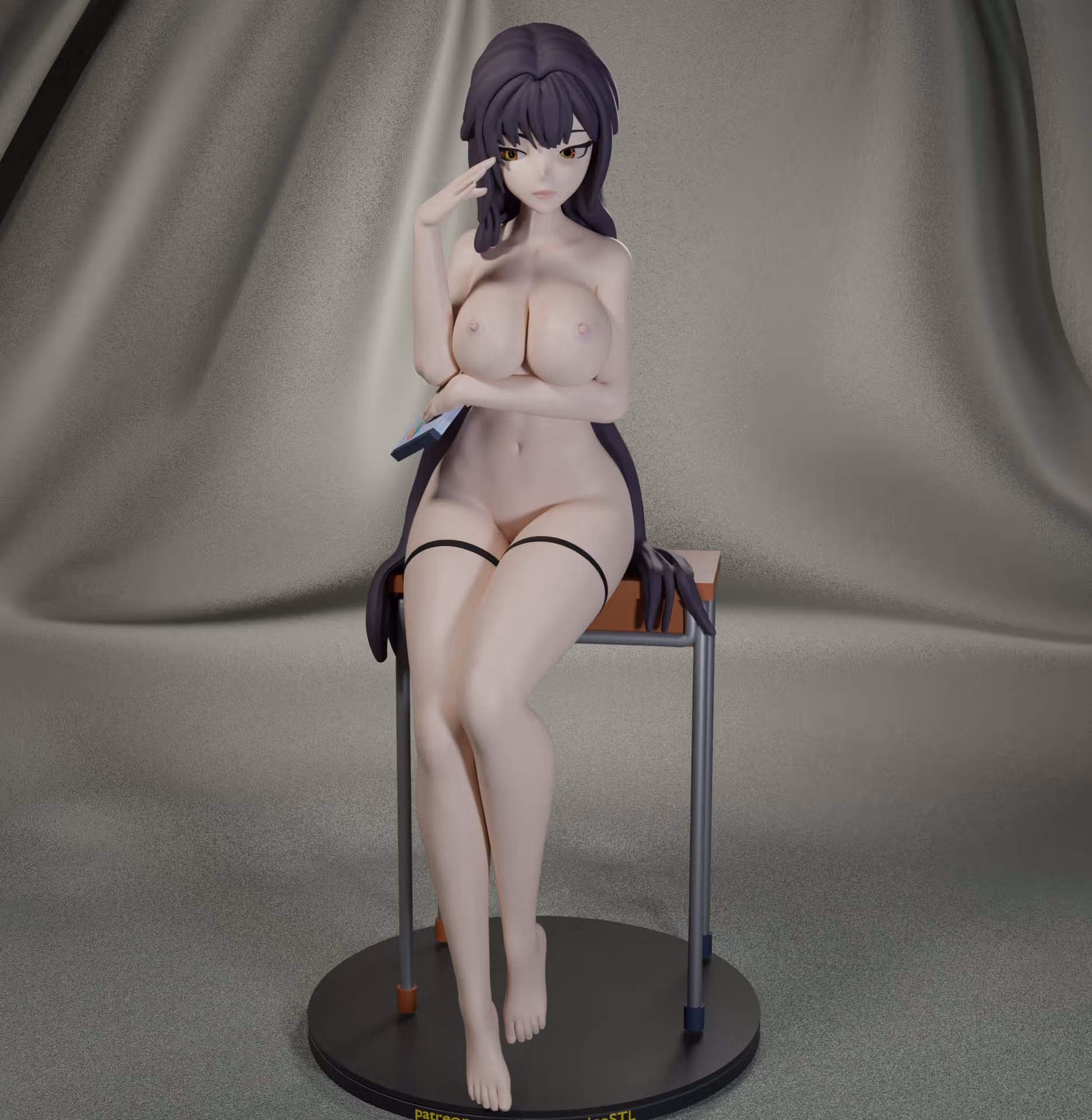 Marciana Statue | NIKKE Fanart von FunserviceSTL SFW,NSFW,Futa 3d printed statue,nsfw statue,Marciana statue,NIKKE statue,3d printed figure,3d printed,futa statue,futa figurines,futanari figurines,futanari statue