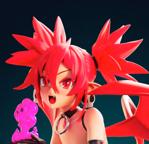 Etna Statue | Disgaea Fan Art by Officer Rhu SFW,NSFW,Futa 3d printed statue,3d printed figure,Etna statue,futa statue,Disgaea statue,nsfw statue,futa figurines,futanari figurines,futanari statue