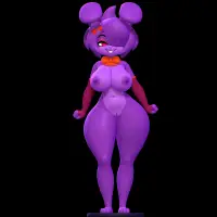 Bonfie Statue | Five Nights at Freddy's Fan Art by Nonotoys SFW,NSFW 3d printed statue,3d printed,nsfw statue,furry statue,3d printed figure,Nights at Freddy's statue,Bonfie statue