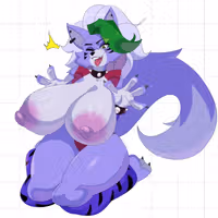 Roxanne Nsfw v3 Sticker | Five Nights at Freddy's Vinyl Sticker NSFW furry sticker,sticker,roxanne sticker,nsfw sticker,Nights at Freddy's