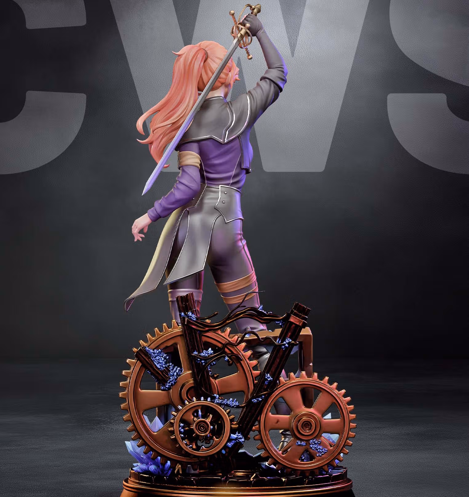 Maelle Statue | Clair Obscur: Expedition 33 Fan Art by CW Studios SFW 3d printed statue,Clair Obscur: Expedition 33 statue,3d printed,Maelle Statue,3d printed figure