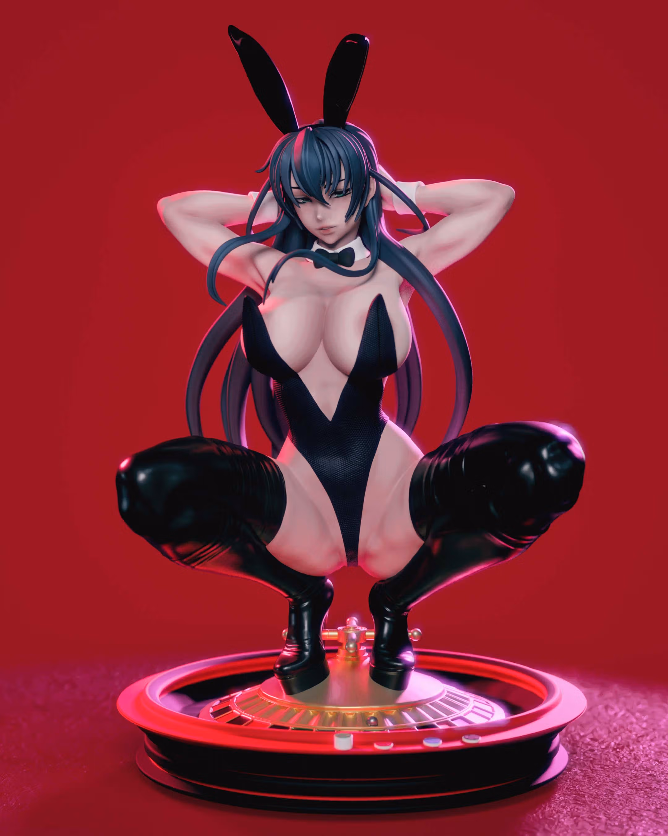 Statue Igawa Asagi Bunny Suit | Taimanin Murasaki Fan art par Momoji3d SFW,NSFW 3d printed statue,3d printed,nsfw statue,Taimanin Murasaki statue,Igawa Asagi statue