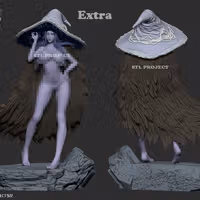 Statue Ranni | Elden Ring Fan art par Stlproject SFW,NSFW 3d printed statue,3d printed,nsfw statue,3d printed figure,Ranni statue,Elden Ring statue