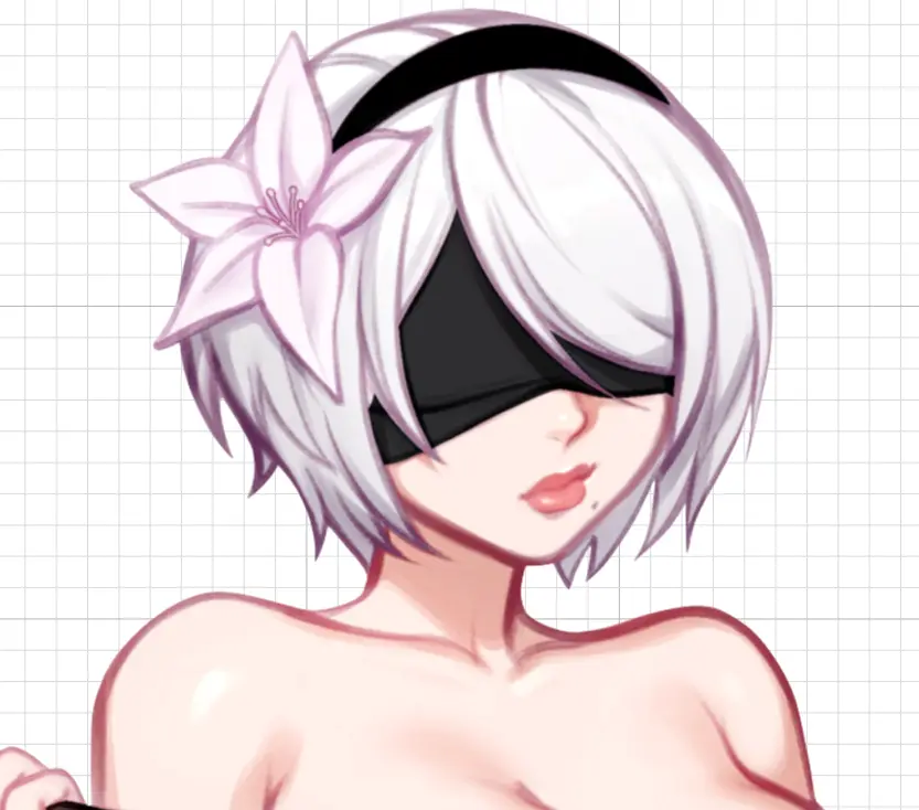 2B NieR Pool Party Sticker | NieR: Automata Vinyl Sticker SFW,NSFW 2B sticker,nsfw sticker,NieR: Automata stickers
