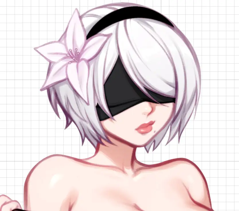 2B NieR Pool Party Sticker | NieR: Automata Vinyl Sticker SFW,NSFW 2B sticker,nsfw sticker,NieR: Automata stickers