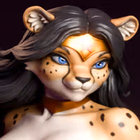 Estatua Anthro Wonder Woman Furry | DC Fan Art por mowmaw SFW 3d printed,3d printed statue,Wonder Woman statue,DC statue,furry statue