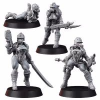 Cult of Death Mega Pack Miniature | 40k Fan Art by Across the Realms SFW 3d printed miniature,3d printed,miniature,sfw miniature,warhammer 40k,40k miniature,Cult of Death,Grimdark