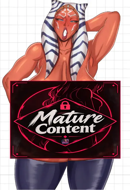 Ahsoka Tano NSFW Sticker | Star Wars Vinyl Sticker NSFW,Futa Star Wars sticker,nsfw sticker,Ahsoka Tano sticker,futa sticker