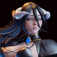 Albedo Statue | Overlord Fanart von E.S Monster SFW,NSFW 3d printed statue,3d printed,nsfw statue,3d printed figure,Overlord Statue,Albedo Statue