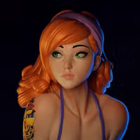 Figura Daphne | Scooby-Doo Fanart autorstwa E.S Monster SFW,NSFW 3d printed statue,3d printed,nsfw statue,3d printed figure,Daphne Statue,Scooby-Doo Statue