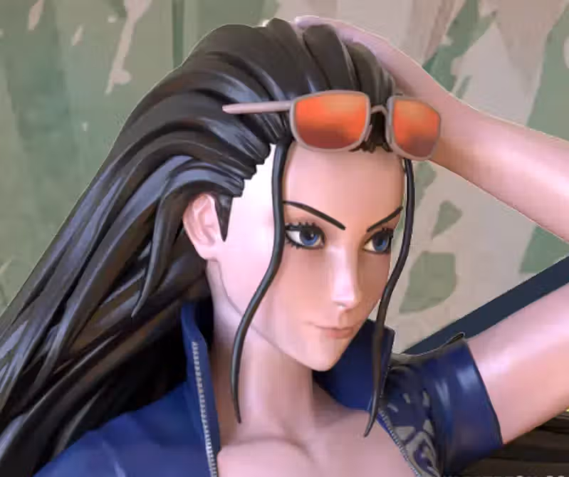 Nico Robin Statue | One Piece Fan Art by OXO3D SFW,NSFW 3d printed,3d printed statue,3d printed figure,Nico Robin Statue,One Piece Statue,nsfw statue