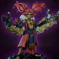 Kozu Alter User Goblin Miniature | DnD Fan Art by Gaz Minis SFW,NSFW 3d printed,miniature,dnd miniature,Kozu Alter User Goblin,3d printed miniature,nsfw miniature