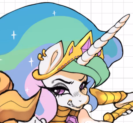 Princess Celestia Warrior Furry Sticker | My Little Pony Vinyl-Sticker SFW furry sticker,sfw sticker,stickers,Princess Celestia,mlp sticker,My Little Pony sticker