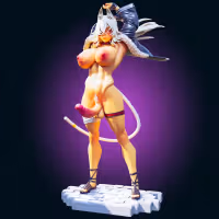 Ghislaine Muscle Mommy Statue | Mushoku Tensei Fan Art by Officer Rhu SFW,NSFW,Futa 3d printed,Ghislaine statue,futa statue,Mushoku Tensei statue,furry statue,nsfw statue,futa figurines,futanari figurines,futanari statue