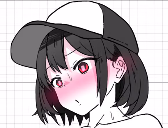 Baseball Cap Girl Futa Sticker | Original Futanari Stickers Ecchi Cartoon Futa futanari sticker,futa sticker,Baseball Cap Girl sticker