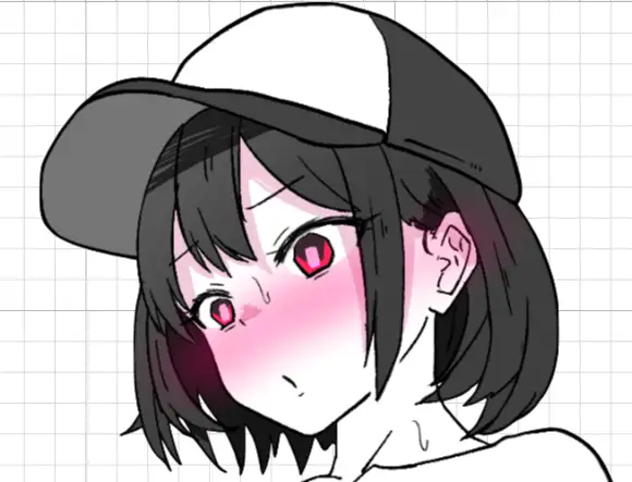 Baseball Cap Girl Futa Sticker | Original Futanari Stickers Ecchi Cartoon Futa futanari sticker,futa sticker,Baseball Cap Girl sticker